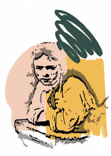 Pensive Woman Portrait | Canvas