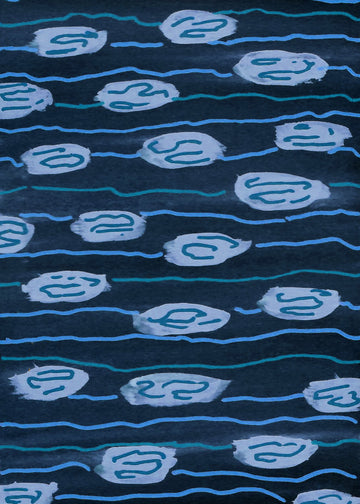 Blue Water Patterns | Poster