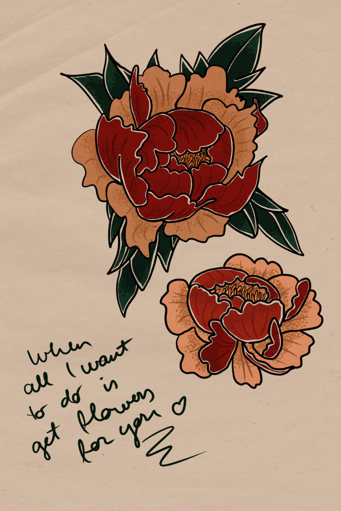 Sweet Peony Art | Canvas