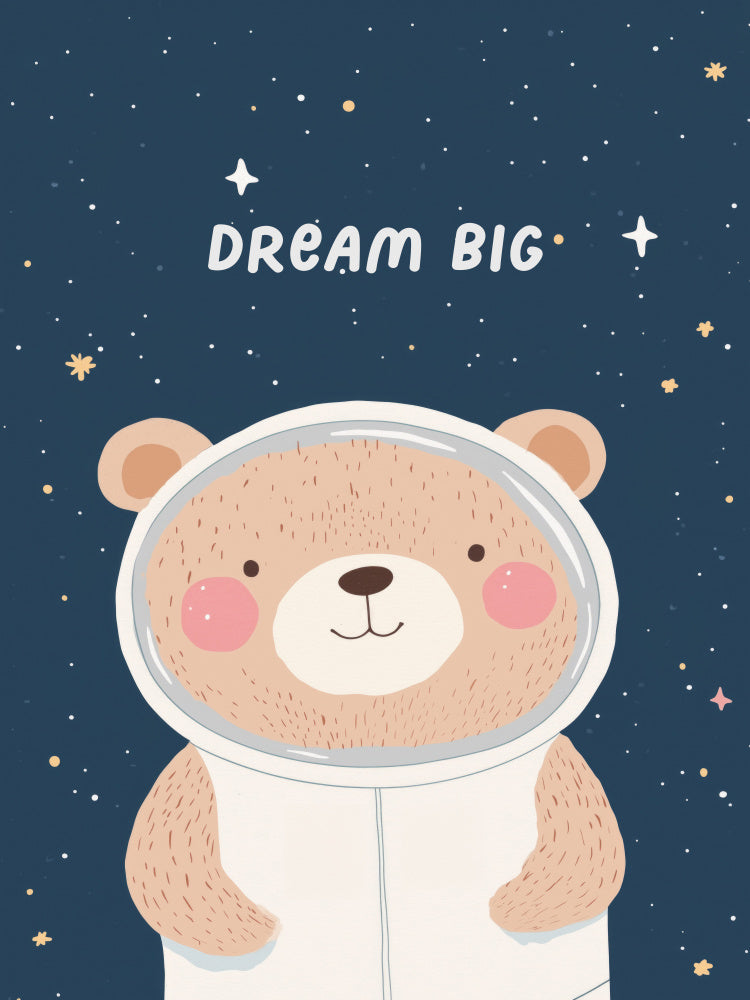 Space Explorer Bear | Poster