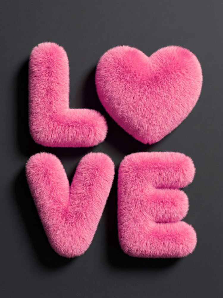 Pink Fluffy Love | Poster