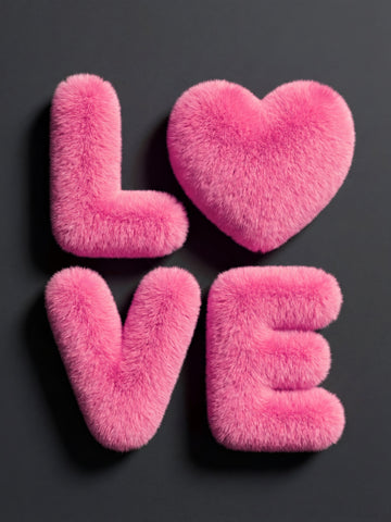 Pink Fluffy Love | Poster