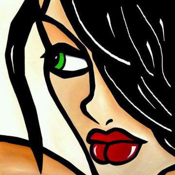 Bold Green Gaze | Poster