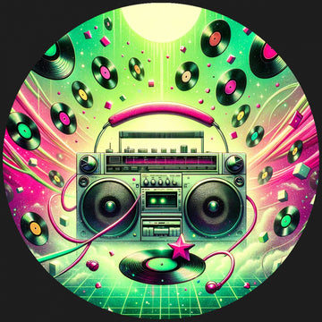Neon Boombox Party | Canvas