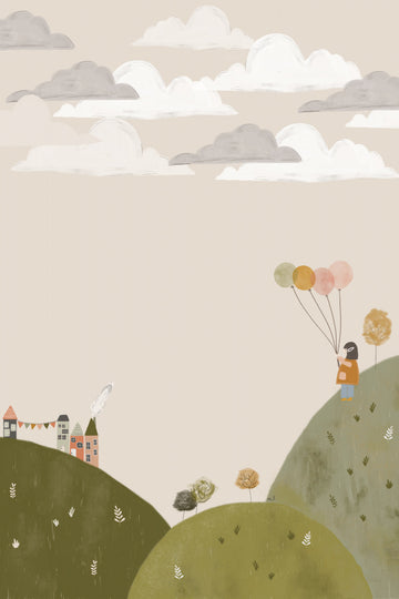 Dreamy Balloon Girl | Poster