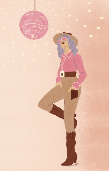 Disco Cowgirl 2 | Canvas