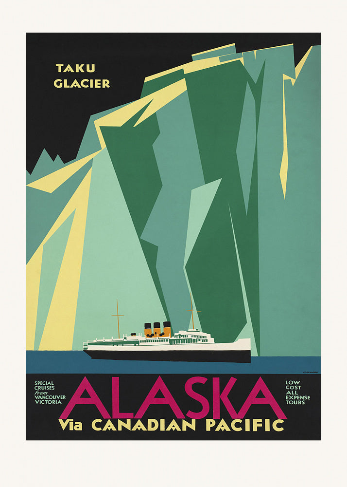 Alaska Via Canadian Pacific. Taku Glacier | Canvas