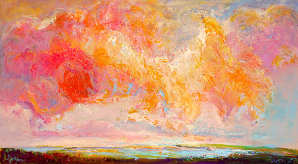 Fiery Skyscape | Canvas