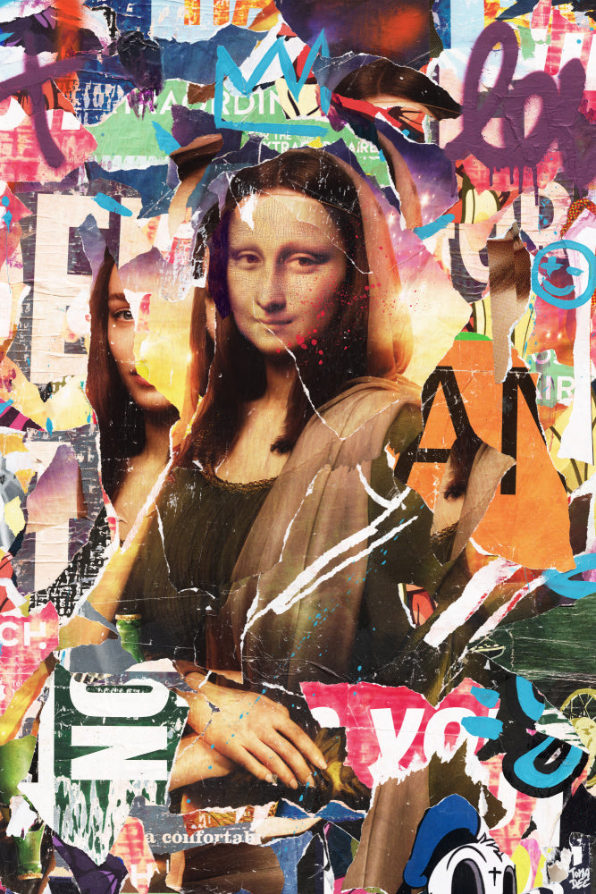 Urban Collage Portrait | Canvas