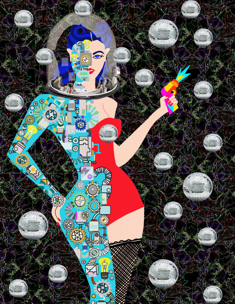 Retro Future Woman | Poster