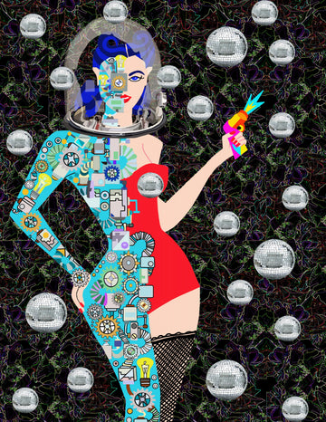 Retro Future Woman | Poster