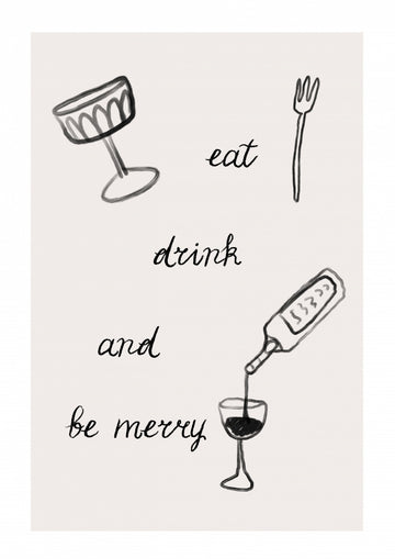 Eatdrinkandbemerryno01 | Canvas