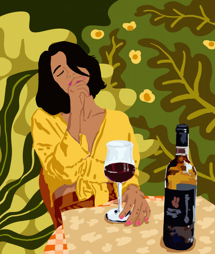 Pensive Woman Outdoors | Poster