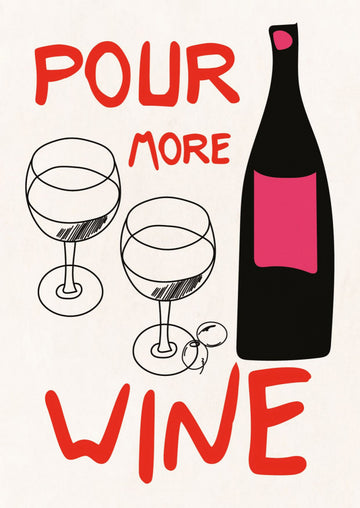 Pour More Wine | Canvas