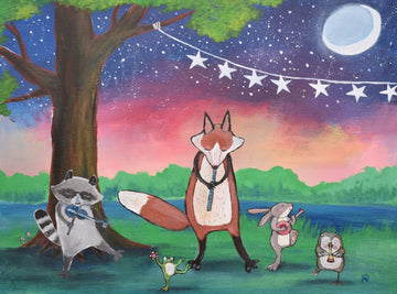Whimsical Animal Band | Canvas