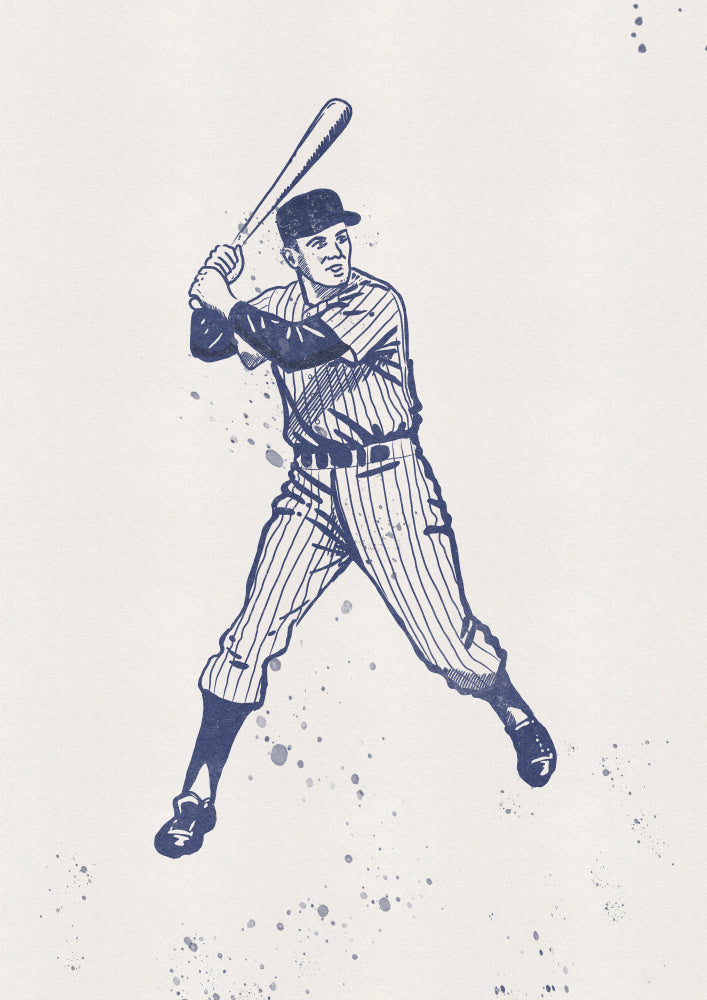 Classic Baseball Batter | Canvas