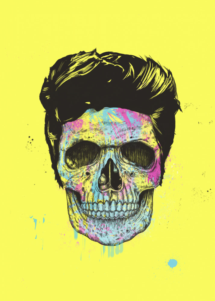 Vibrant Skull Art | Canvas