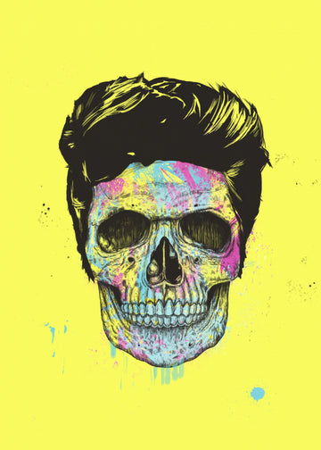 Vibrant Skull Art | Canvas