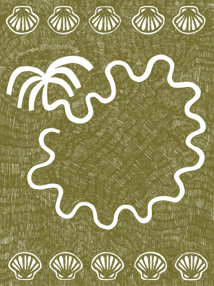 Palm Island Seashells | Poster