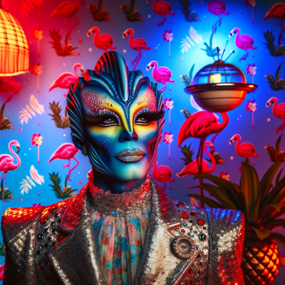 Vibrant Tropical Drag | Canvas