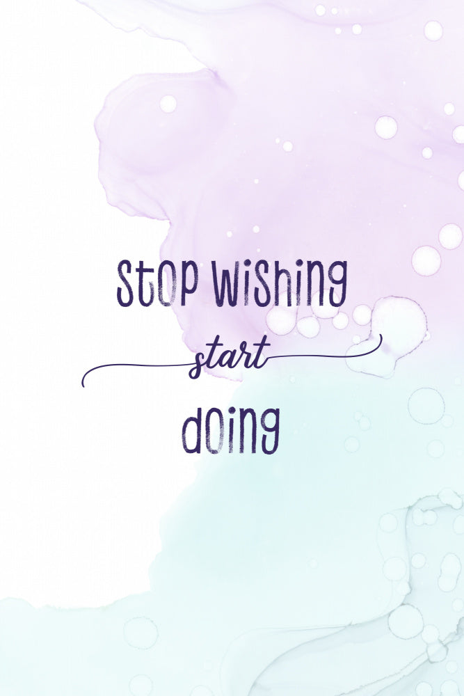 Motivational Abstract Quote | Poster
