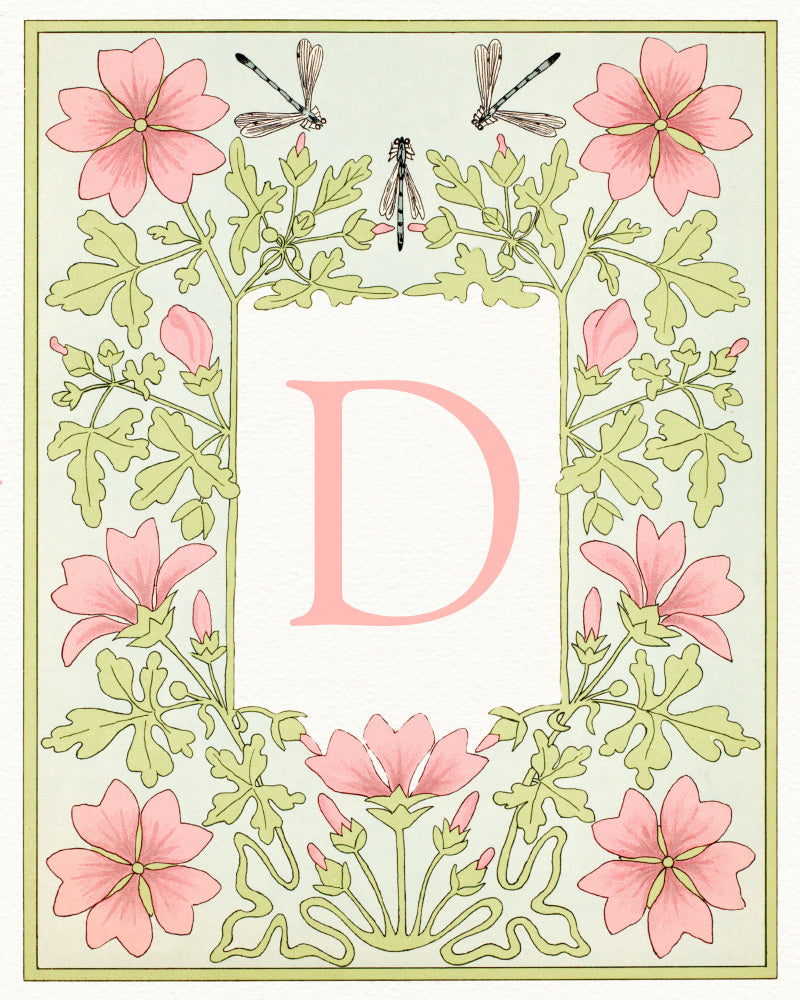 Art Nouveau Floral D | Canvas