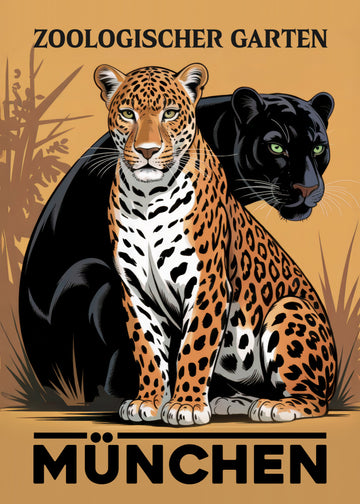 Munich Zoo Jaguar Panther | Canvas