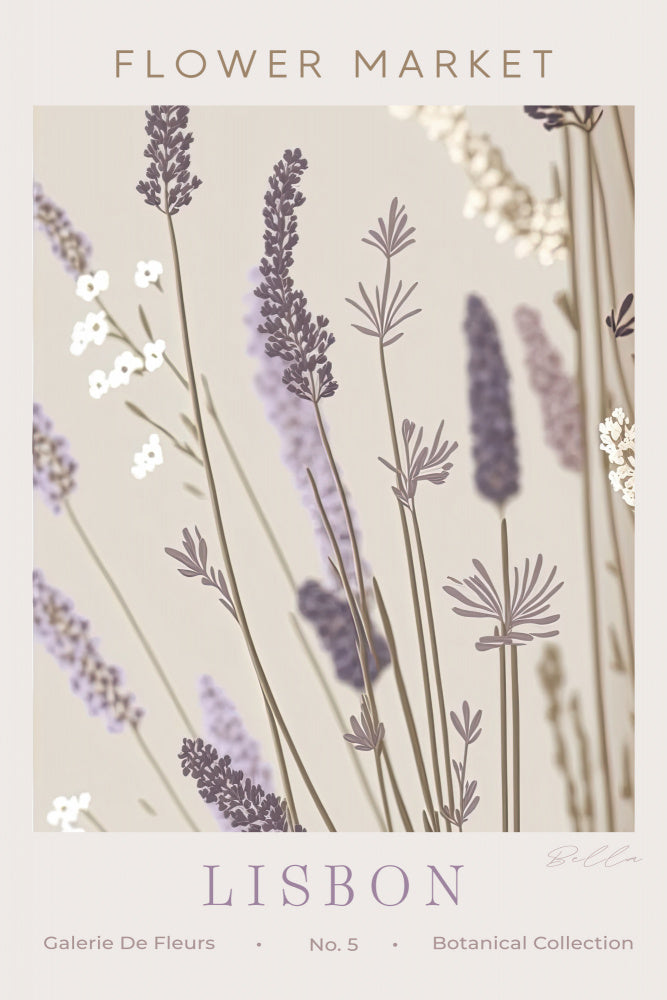 Purple Lavender Blooms | Canvas
