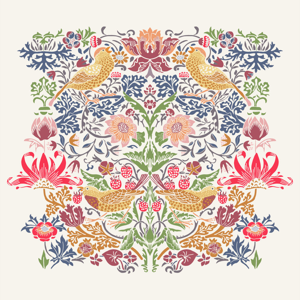 Vintage Botanical Birds | Canvas