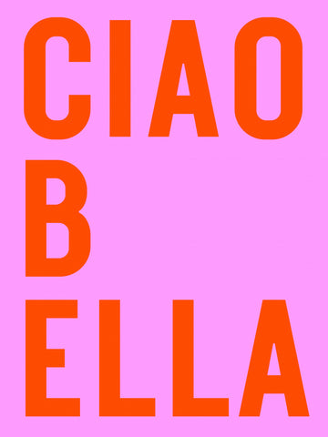 Ciao Bella Words | Poster
