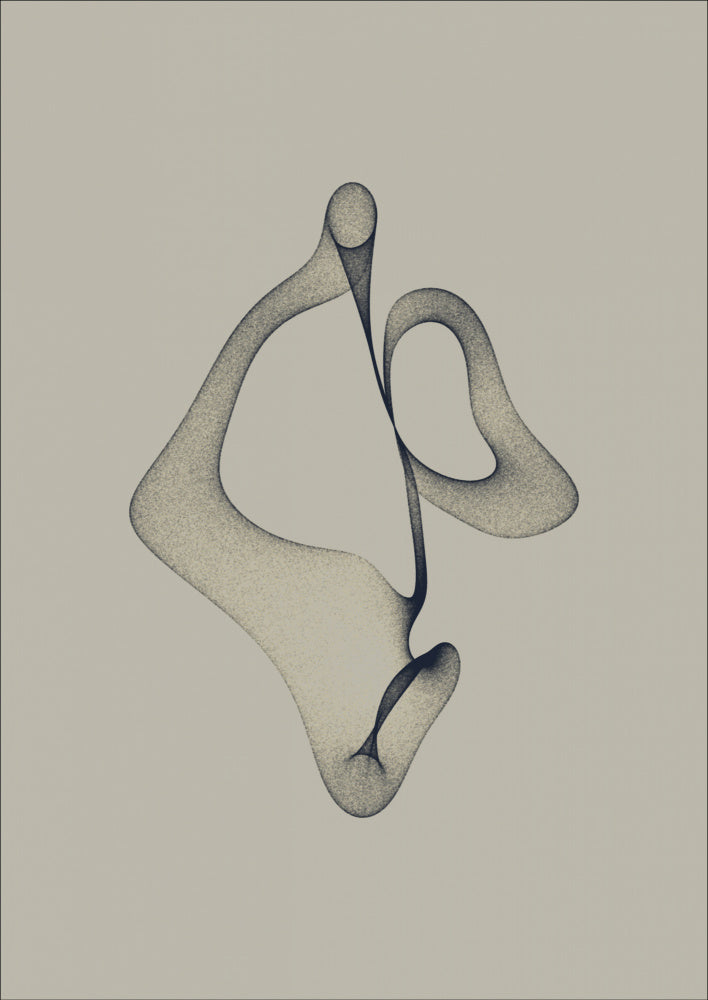 Ethereal Flowing Shape | Canvas