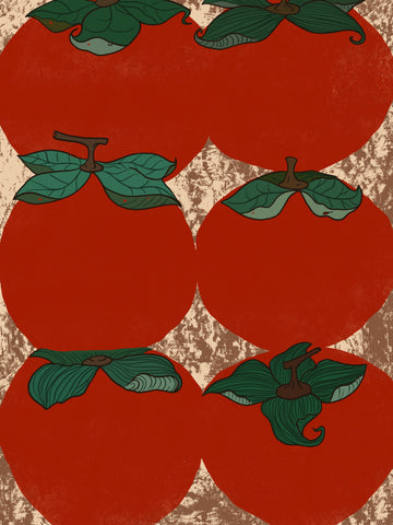 Red Persimmon Harvest | Canvas