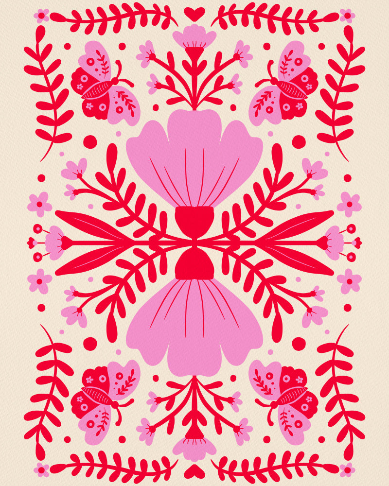 Bohemian Butterfly Garden | Canvas