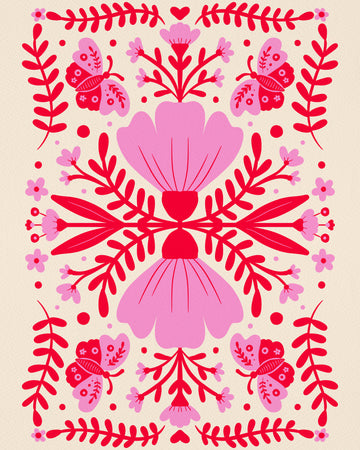 Bohemian Butterfly Garden | Poster