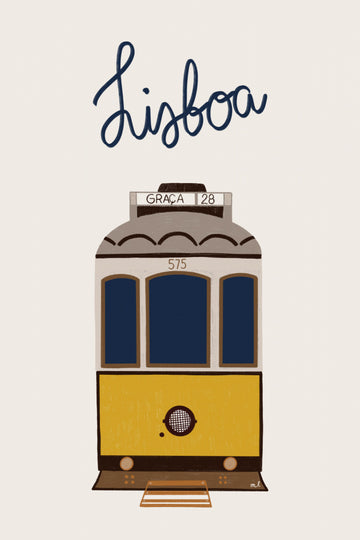 Iconic Lisbon Tram | Canvas
