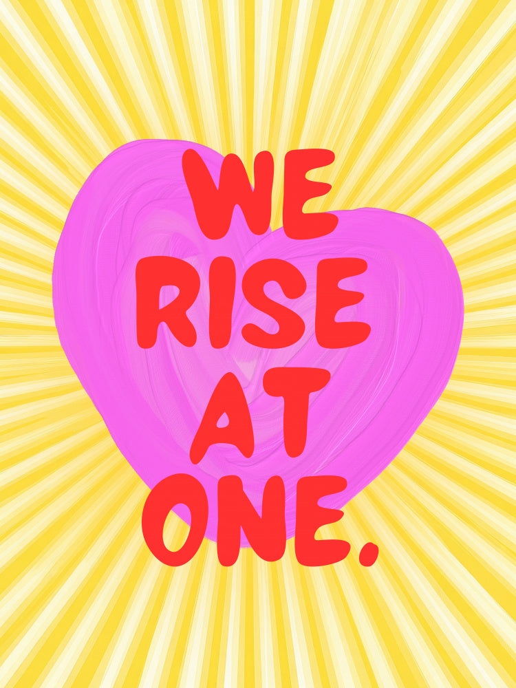 We Rise At One Heart | Canvas