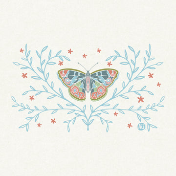 Colorful Butterfly Serenity | Canvas