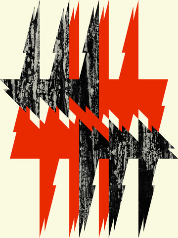 Bold Jagged Lightning | Canvas