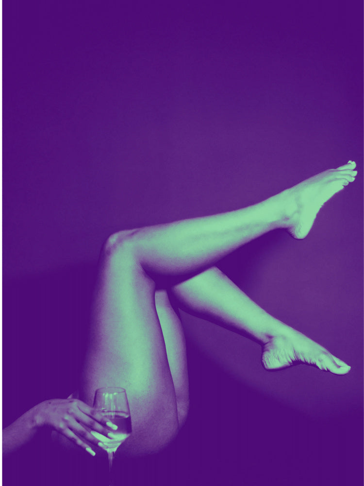 Sensual Legs With Wine | Canvas