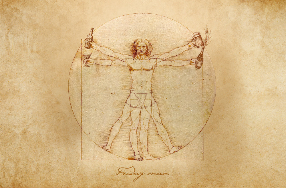 Vitruvian Friday Man | Poster