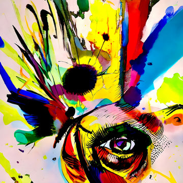 Vibrant Eye Splash | Poster