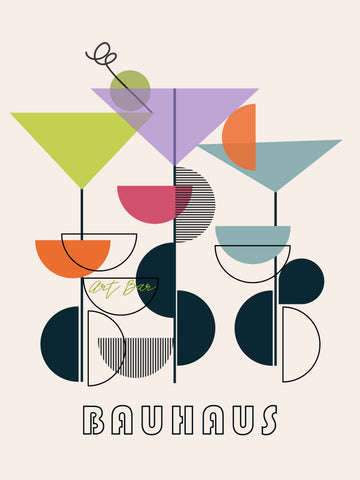 Bauhaus Cocktail Art | Poster
