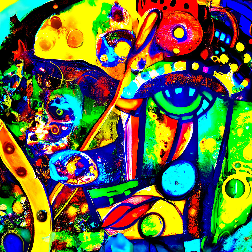 Vibrant Abstract Eye | Canvas