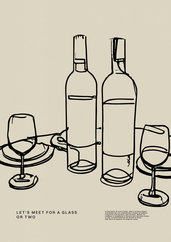 Wine and Conversation | Canvas