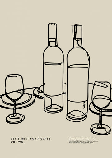 Wine and Conversation | Canvas
