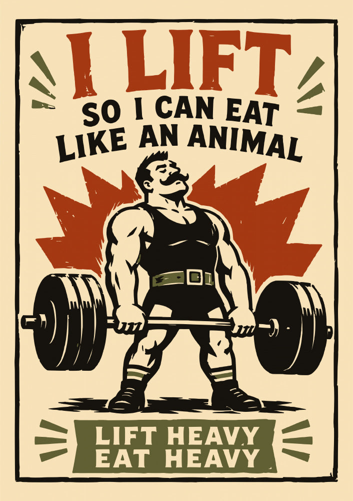 Strongman Gym Humor | Poster