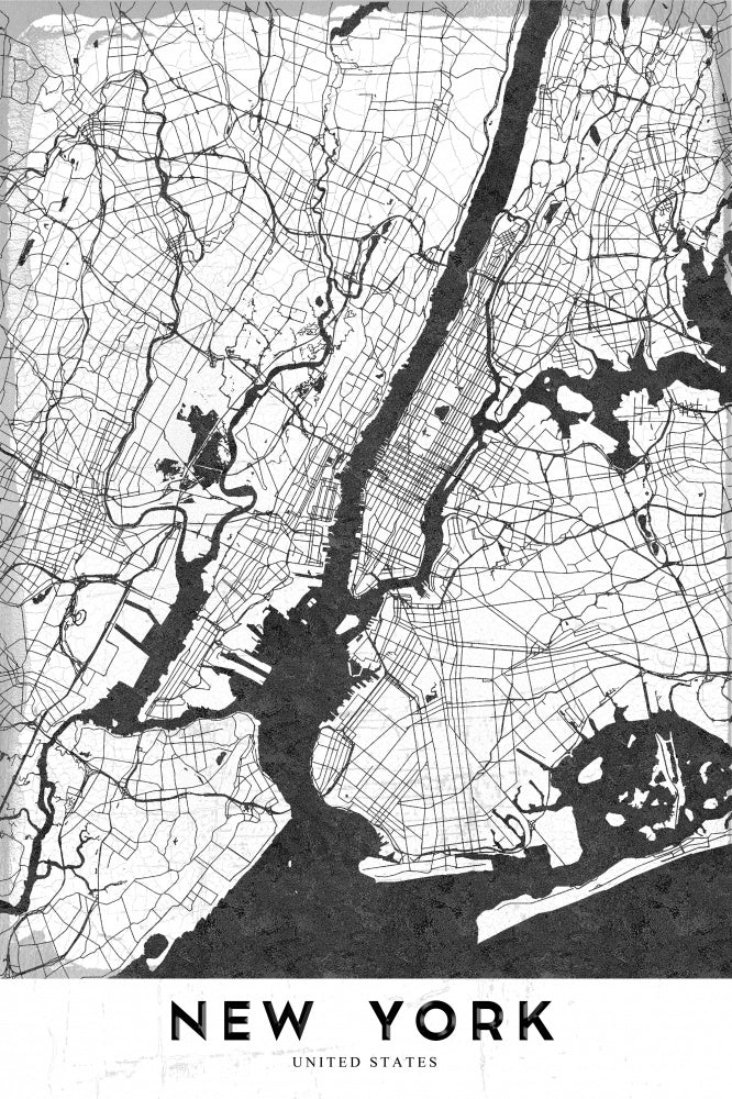 New York City Map | Canvas