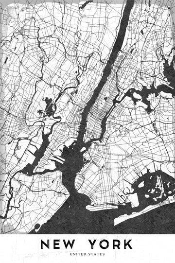 New York City Map | Canvas