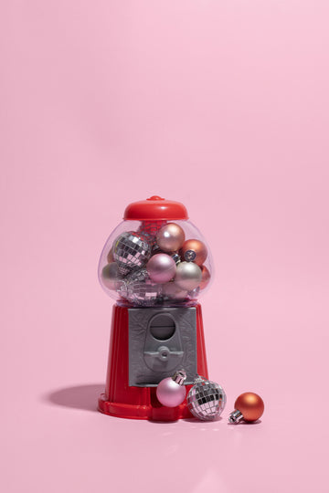 Pink Gumball Christmas Ornaments | Canvas