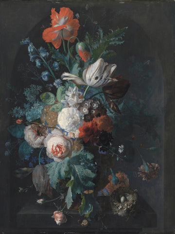 Vase With Flowers By Jan Van Huysum | Poster